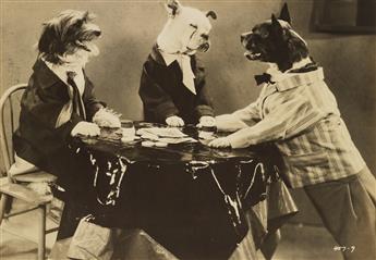 (DOGS) Group of 17 press prints, comprising 16 from the MGM Dogville comedy College Hounds.